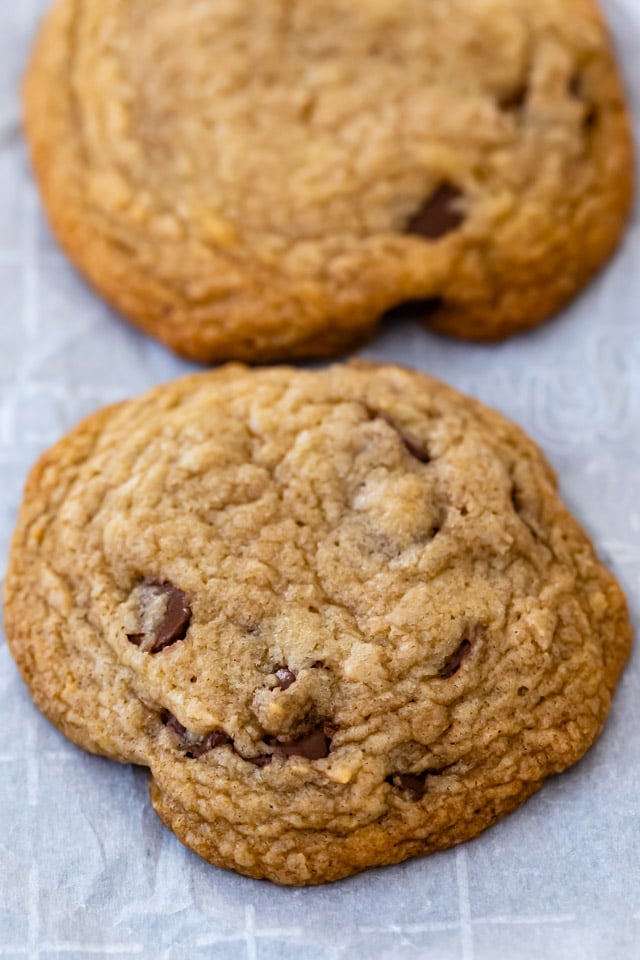 This cookie is overdone right out of the oven