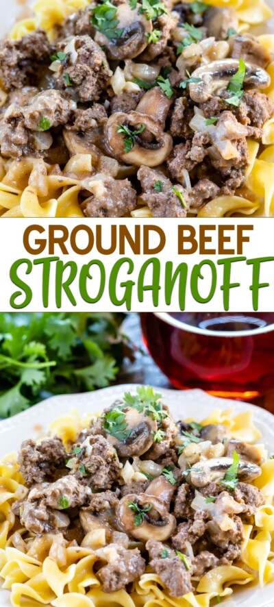 30 Minute Ground Beef Stroganoff - Crazy for Crust