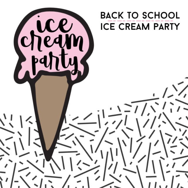 free ice cream party invitation