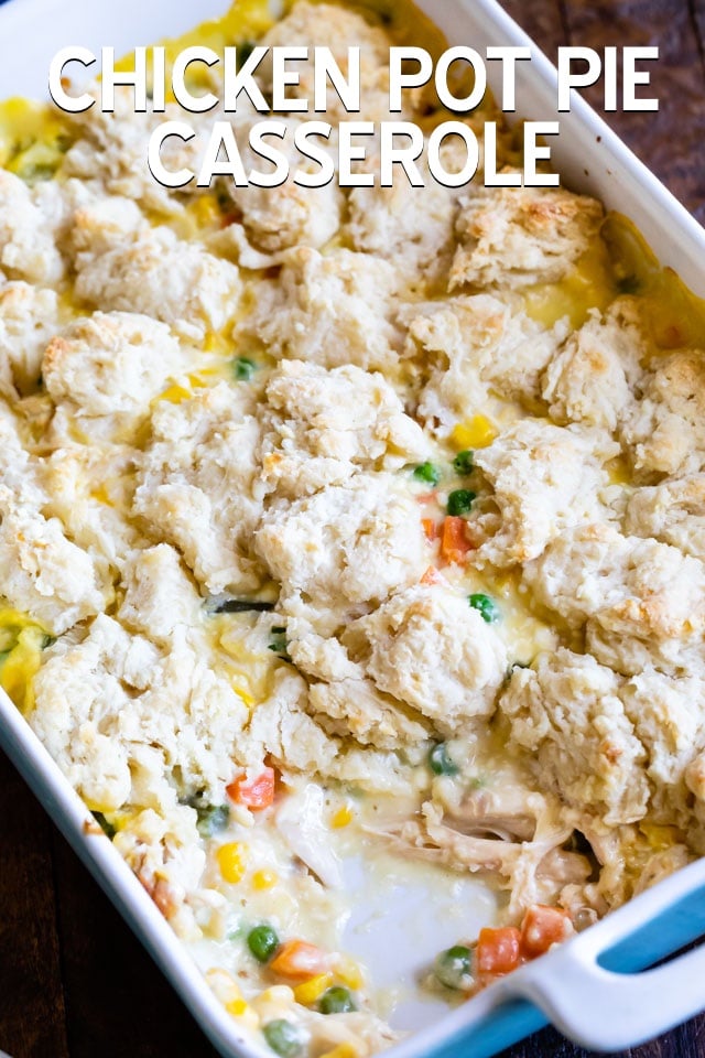 Chicken Pot Pie Casserole - How To Make Chicken Pot Pie Casserole