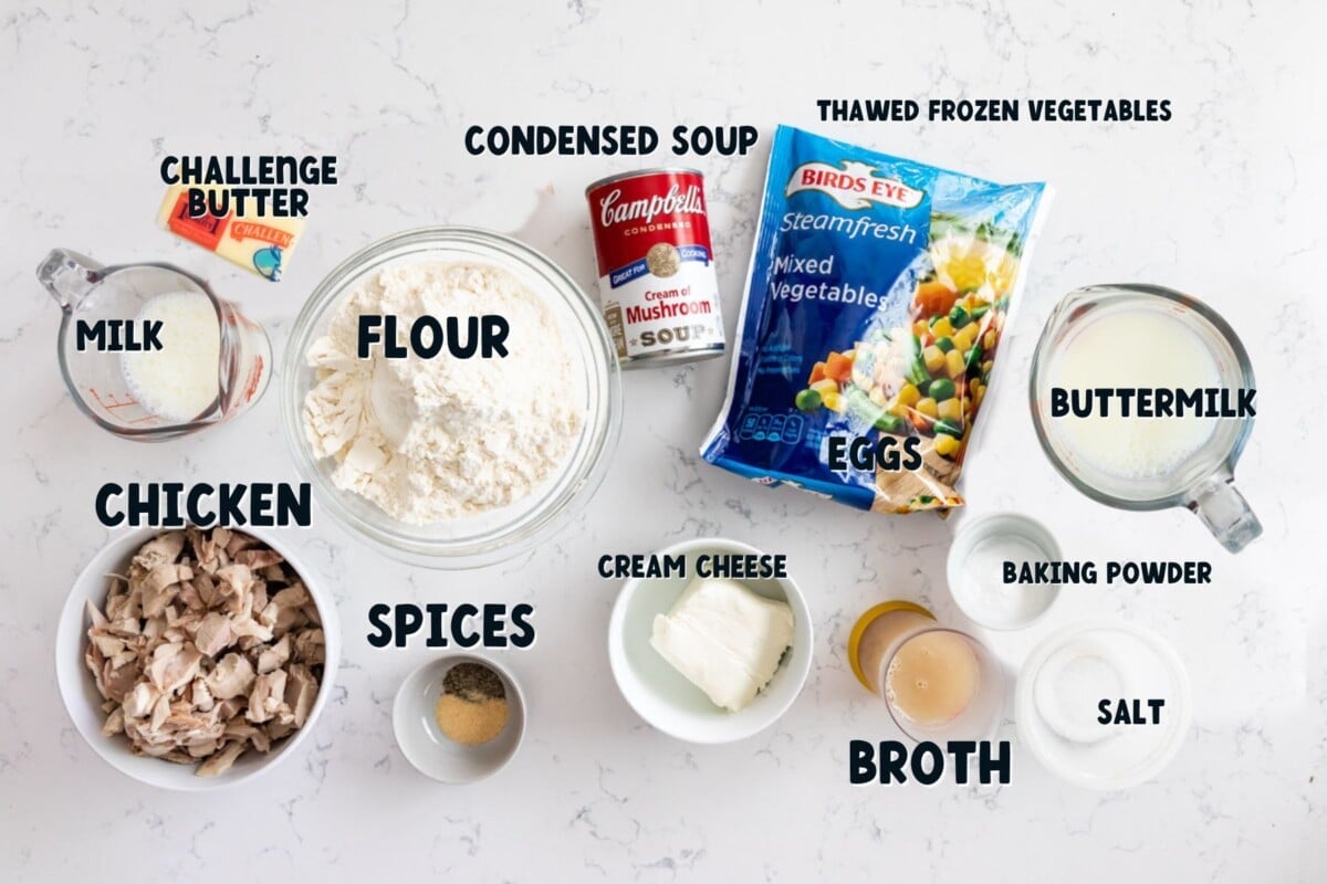 Ingredients in CREAM OF CHICKEN CASSEROLE