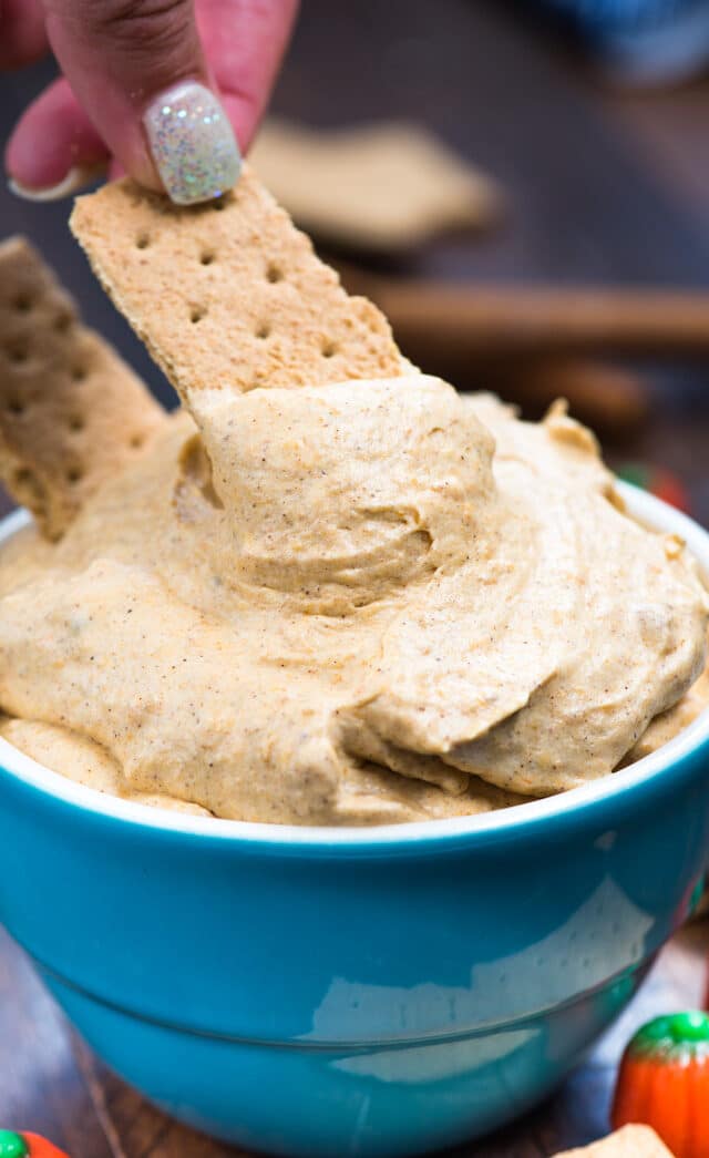 pumpkin fluff dip