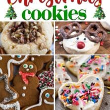 COLLAGE OF CHRISTMAS COOKIES