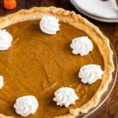 whole pumpkin pie