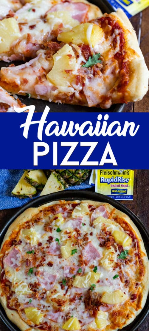 Homemade Pizza (Hawaiian Pizza Recipe) Crazy for Crust
