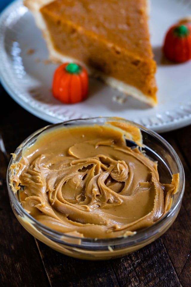 bowl of peanut butter