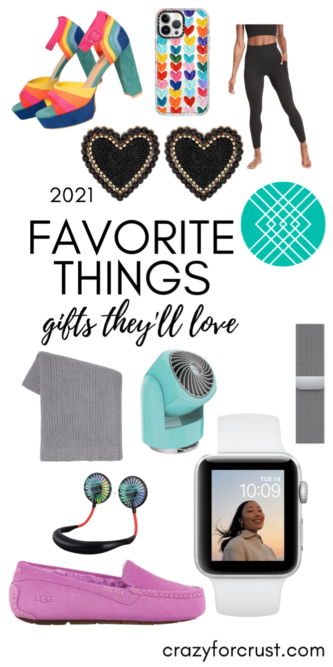 infographic showing favorite things