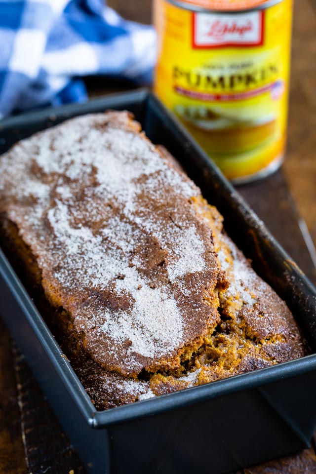Pumpkin bread loaf