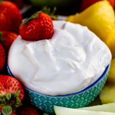 Healthy fruit dip