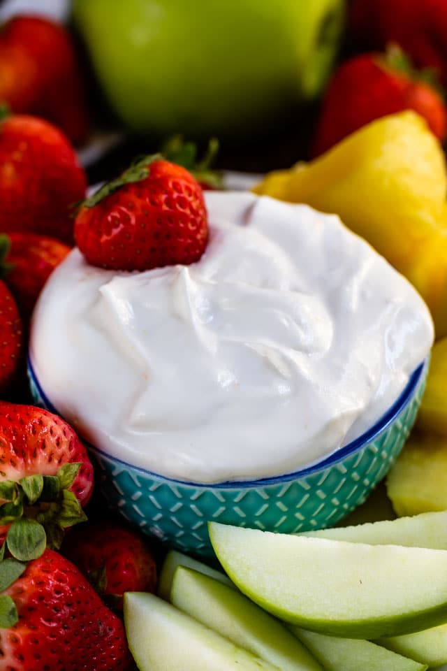 Healthy fruit dip