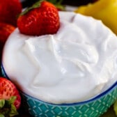Yogurt fruit dip