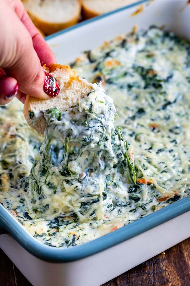Easiest Hot Spinach Dip Recipe Crazy For Crust