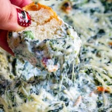 Hot spinach dip
