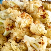 Parmesan roasted cauliflower