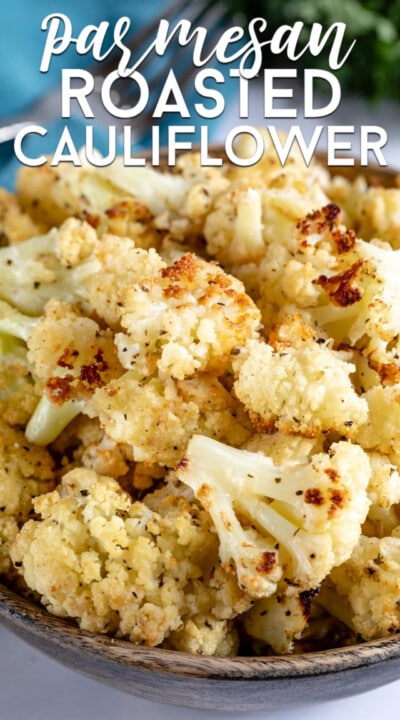 How to make Parmesan Roasted Cauliflower Recipe - Crazy for Crust