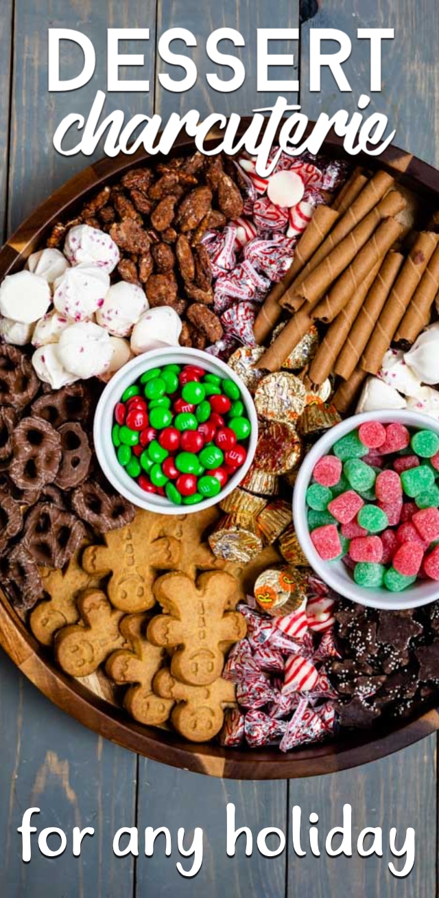 overhead shot of cookie board