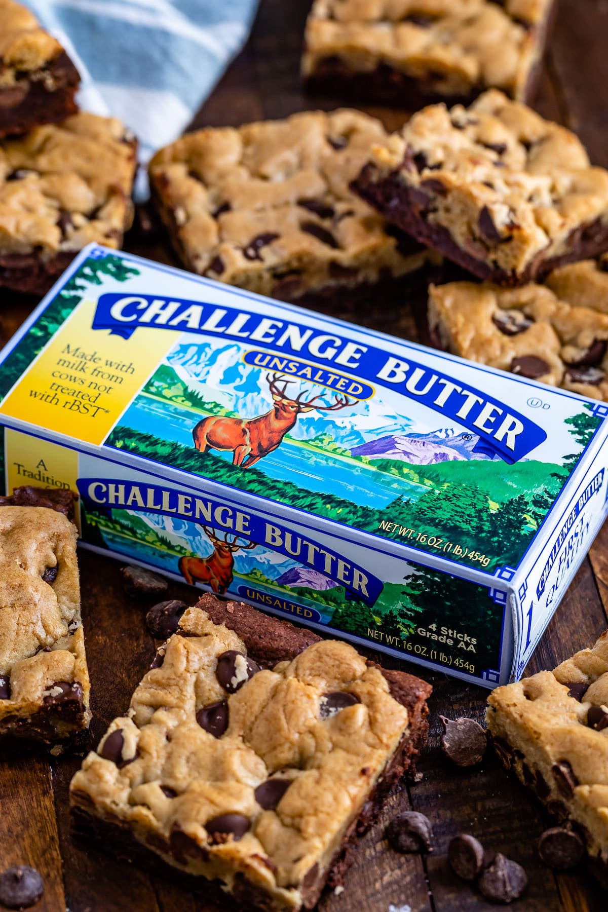 challenge butter box surrounded by brookies