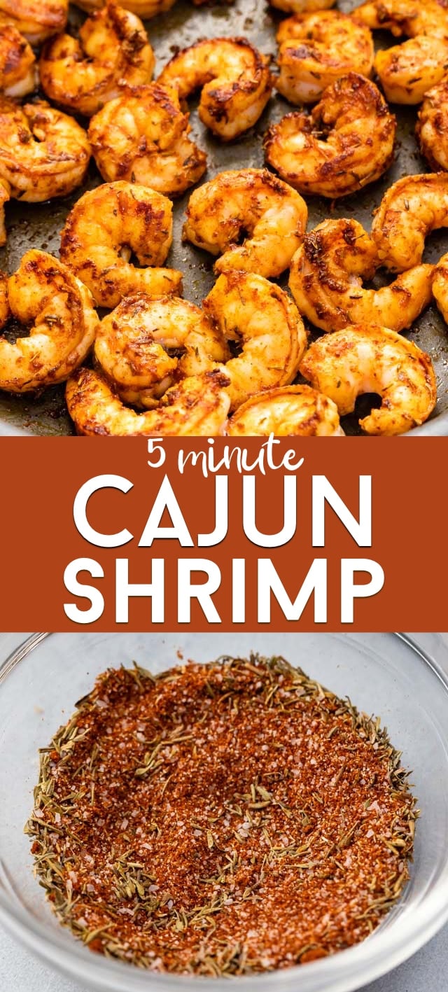 Homemade cajun shrimp