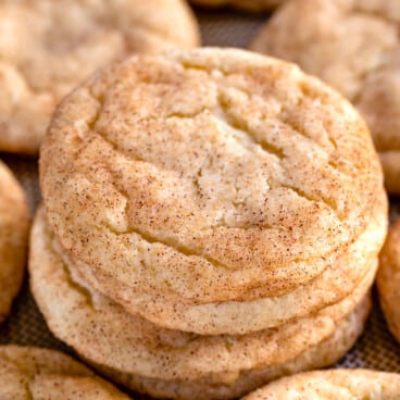 stack of cookies.