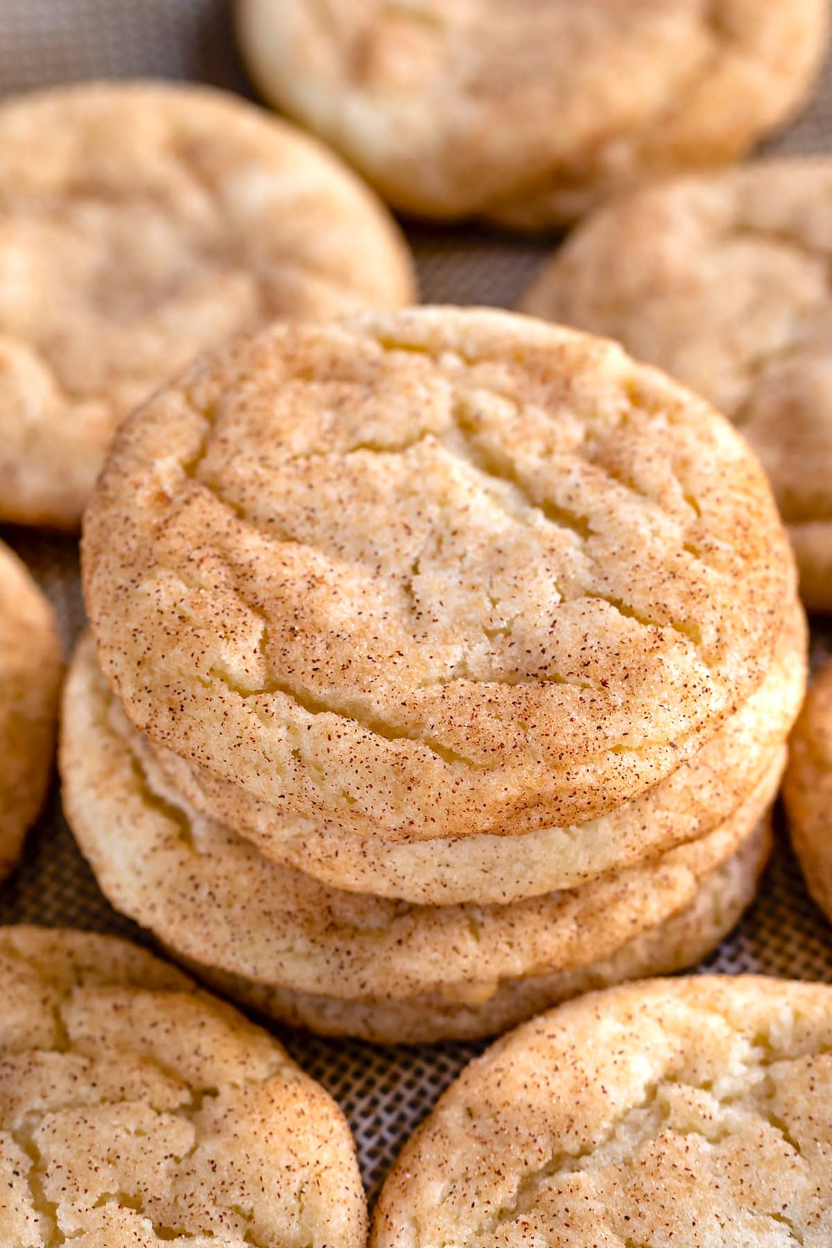 stack of cookies.