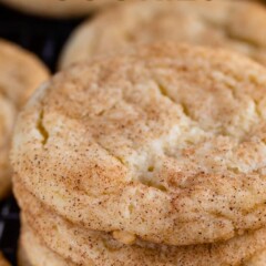 stack of snickerdoodles