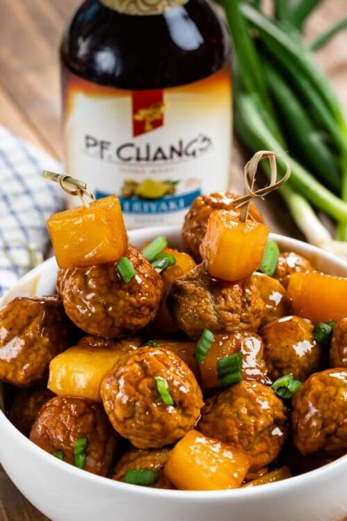 Easy Teriyaki Meatballs (30 minute meal) Crazy for Crust