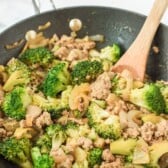 Easy ground turkey stir fry