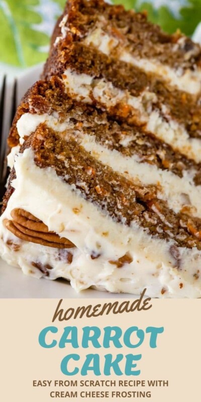 Best Carrot Cake Recipe (Naked Cake) - Crazy for Crust