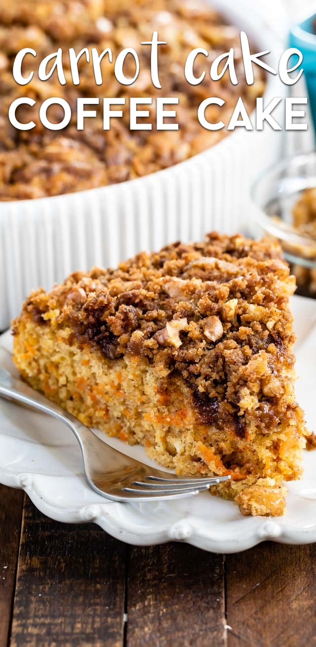 Easy carrot cake coffee cake