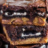 Slutty brownies from scratch