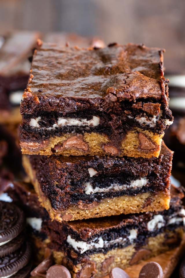 Slutty brownie brookie