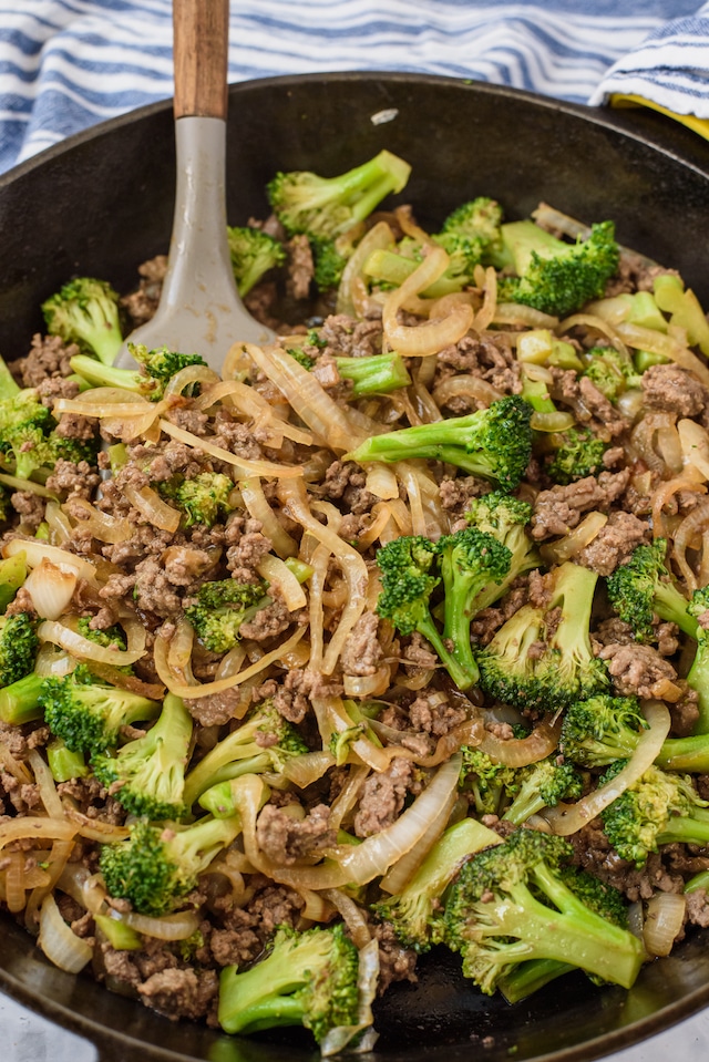 Ground Beef and Broccoli Stir Fry (30 min meal) - Crazy for Crust