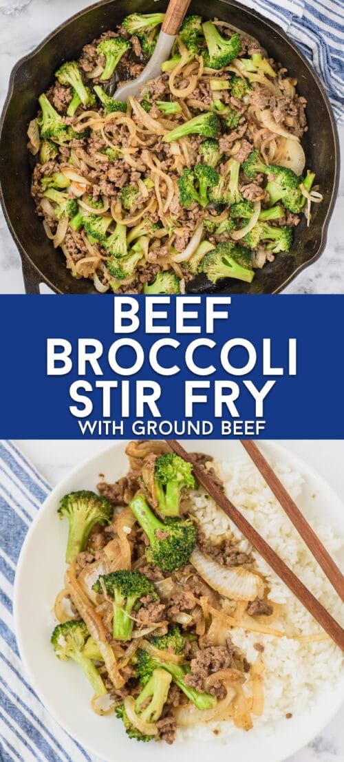 Ground Beef and Broccoli Stir Fry (30 min meal) Crazy for Crust
