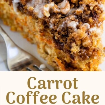 collage of carrot cake coffee cake photos