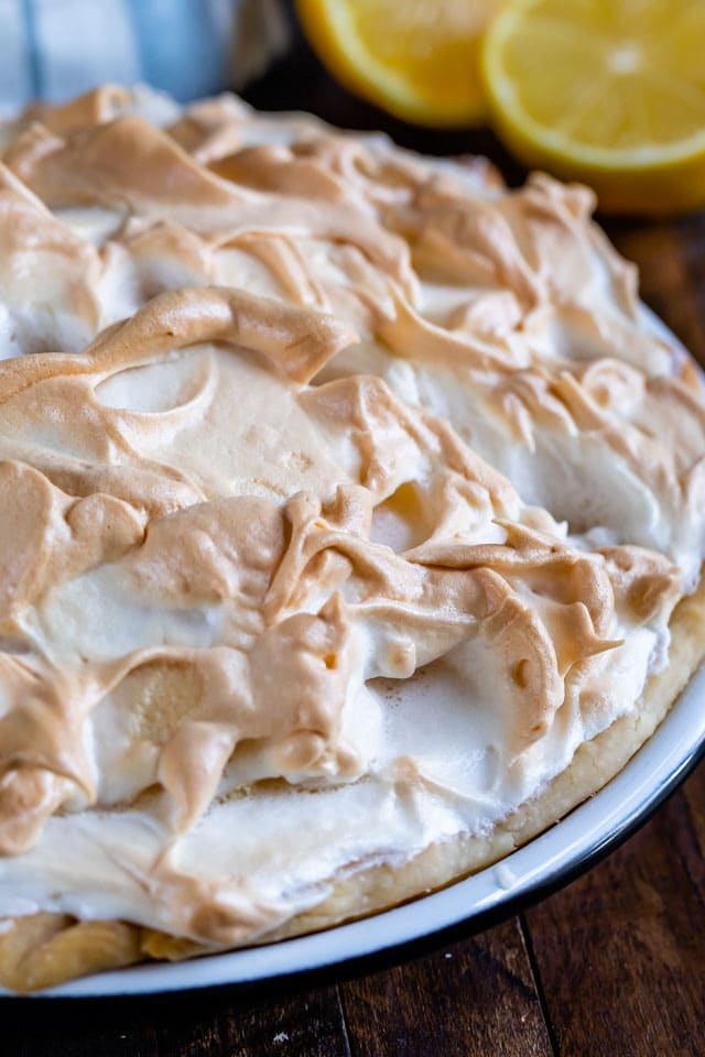 Meringue topping