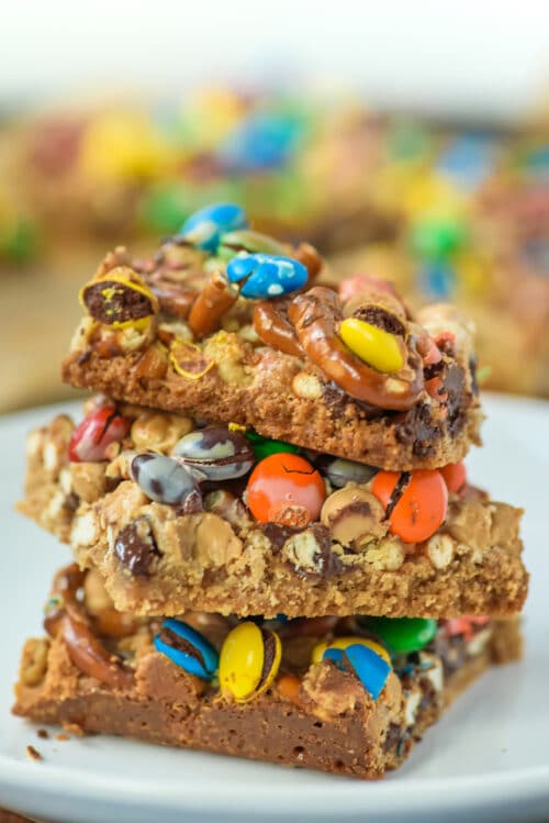 Monster Magic Cookie Bars Recipe (7 layer bars) - Crazy for Crust