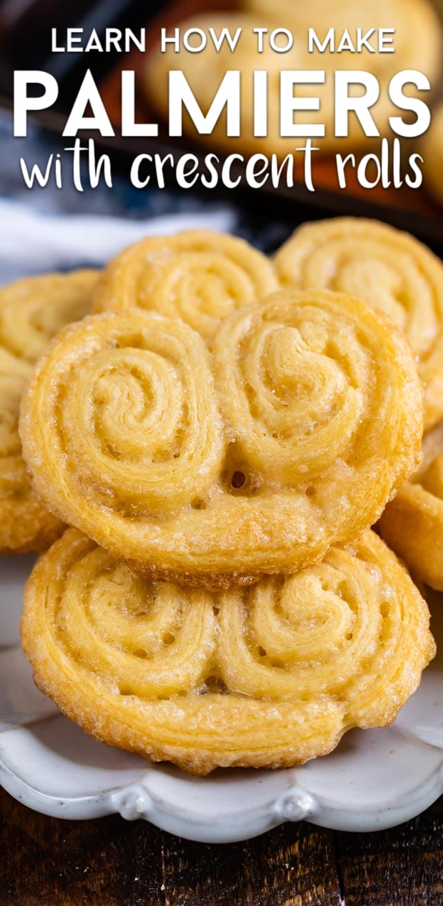 Regular palmier cookies