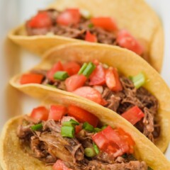 Slow cooker tacos