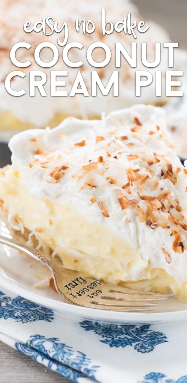 EAST Coconut Cream Pie (no bake