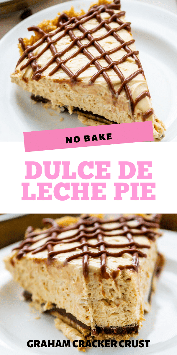 No-bake dulce de leche pie