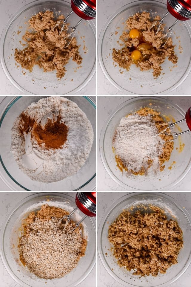 How to make Oatmeal Cookies process photos