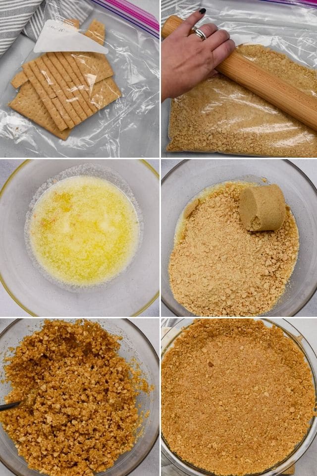 Key lime pie crust step by step