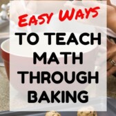 teaching math through baking graphic