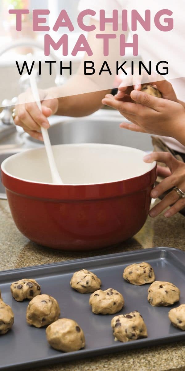 graphic of learning math in the kitchen