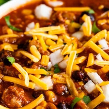 Easy turkey chili