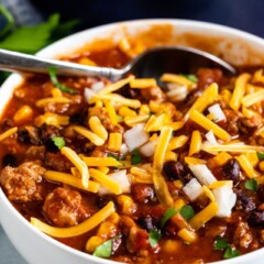 30 minute turkey chili