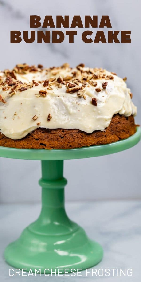 Banana cake with cream cheese frosting