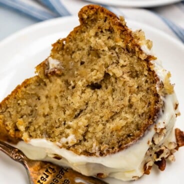 Perfect banana bundt cake