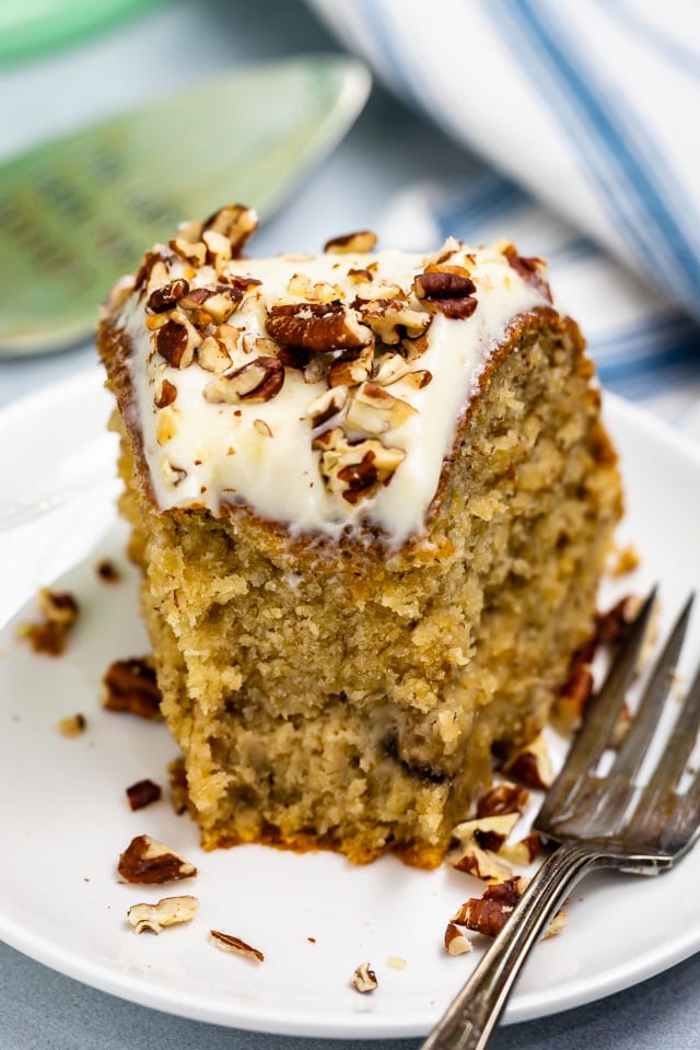 Banana bundt cake from scratch