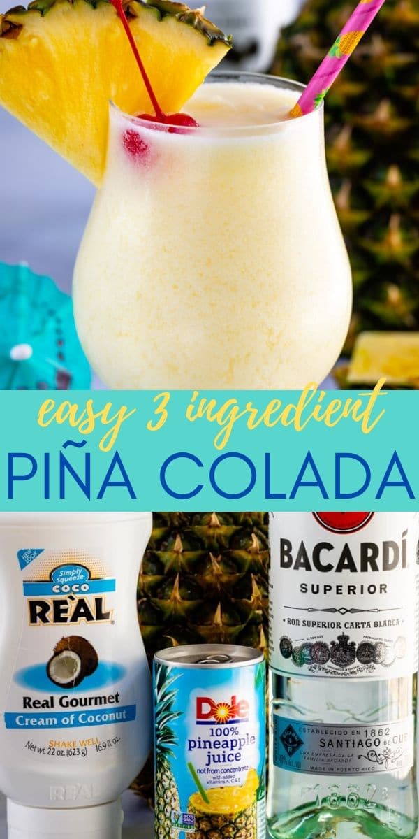 3 ingredient pina colada